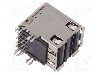 Conector USB A, versiune USB 2.0, orizontala, AMPHENOL - 72309-7024BLF