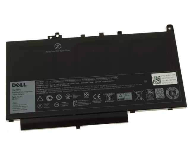 Baterie Laptop, Dell, Latitude E7270, E7470, 07CJRC, 7CJRC, KNM09, 0KNM09, V6VMN, 0V6VMN, 11,4V, 3500mAh, 42Wh