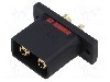 Conector alimentare DC, 500V, 2 pini, seria QS, {{Dimensiune pin}}. DONGGUAN QS ELECTRONIC TECH CO.,LTD - QS8P-S-M