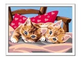 Set pictura pe numere - Creart - Pisicute | Ravensburger