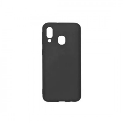 Husa Samsung Galaxy A20E Negru Silicon Slim protectie Premium Carcasa foto