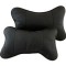 Set 2 perne de călătorie, piele ecologică, negru, 26x17x8 cm
