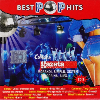 CD Pop: Best Pop Hits ( Simplu, Morandi, Sistem, Akcent, Fly Project, etc. ) foto