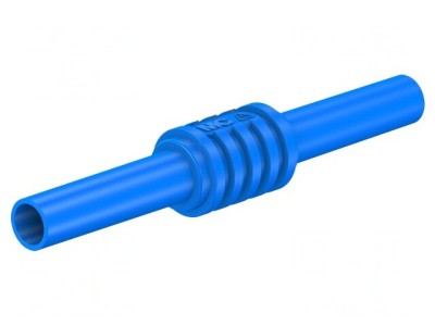 Adaptor soclu banană 4mm 32A 1kV albastru foto