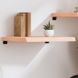 Cumpara ieftin Poliță de perete, 60x60x(2-6) cm, lemn masiv de stejar netratat