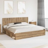 vidaXL Tăblie cap Stejar Artizanal Lemn prelucrat 889564