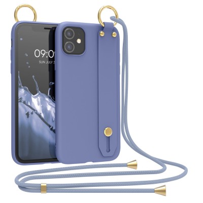 Husa Kwmobile pentru Apple iPhone 11, Silicon, Albastru, 55104.130 foto