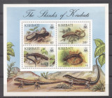 Kiribati 1987 Reptiles, perf.sheet, MNH G.363, Nestampilat