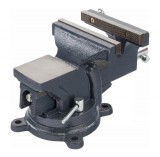 Menghina rotativa Powermat 125 mm, 360&deg;, din fonta cu nicovala din otel