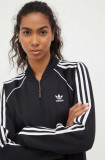 Adidas Originals bluză femei, culoarea negru, cu imprimeu IK4034