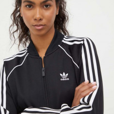 adidas Originals bluză femei, culoarea negru, cu imprimeu IK4034