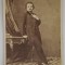 PORTRETUL UNUI TANAR GERMAN , IN STUDIO , FOTOGRAFIE C.D.V. , SFARSITUL SEC. XIX
