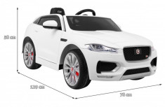 Masinuta electrica Jaguar F-Pace, alb foto