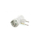 Stecher dublu cu contact protectie 2x SCHUKO laterale Well