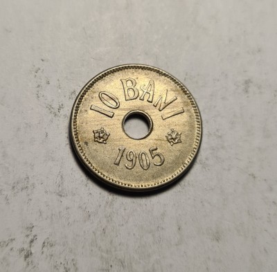 10 bani 1905 Aunc Rara Piesa de Colectie foto