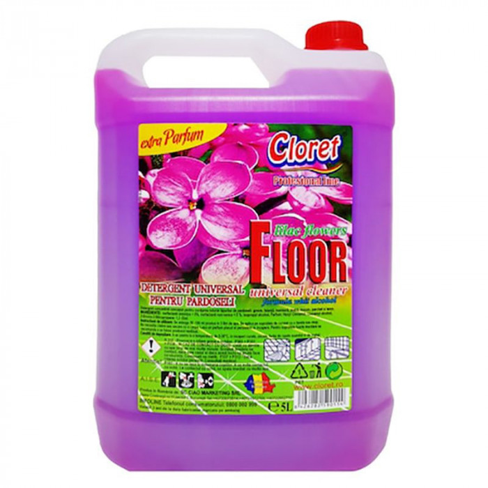 Detergent pardoseala Cloret Liliac Flower 5l