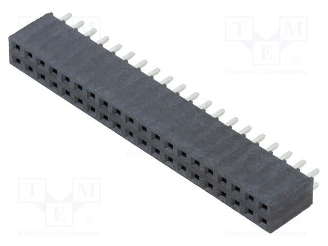 Conector şiruri pini mamă 40 PIN 2,54mm aurit THT SAMTEC