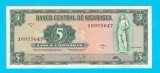 Bancnotă Nicaragua (pick 122) 5 Cordobas 1972 UNC serie: C 169756..