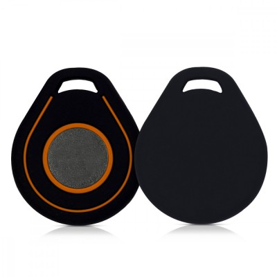 Husa Cheie Moto pentru Harley Davidson Harley Davidson, Kwmobile, Negru/Portocaliu, Silicon, 51709.02 foto