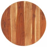 VidaXL Blat de masă rotund, 80 cm, 15-16 mm, lemn masiv de acacia