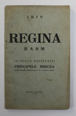 REGINA , BASM , INCHINAT SOCIETATII PRINCIPELE MIRCEA DE SUB INALTA PRESEDINTIE A M.S .REGINA MARIA , de IRIS , 1934 foto