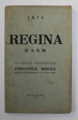 REGINA , BASM , INCHINAT SOCIETATII PRINCIPELE MIRCEA DE SUB INALTA PRESEDINTIE A M.S .REGINA MARIA , de IRIS , 1934 foto