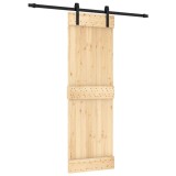 Cumpara ieftin Usa glisanta cu set de feronerie 70x210 cm, lemn masiv de pin