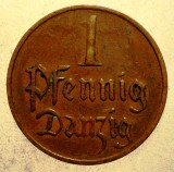 F.200 DANZIG 1 PFENNIG 1926, Europa, Bronz