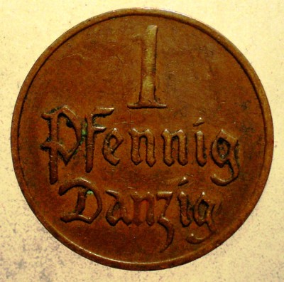 F.200 DANZIG 1 PFENNIG 1926 foto