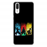 Husa compatibila cu Huawei P20 Silicon Gel Tpu Model Demon Slayer Team