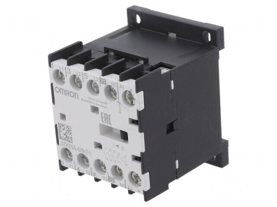 Contactor 3-polar 24VDC 9A NC foto