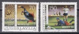 Iugoslavia 1986 - Campionatul Mondial de Fotbal - Mexic 1986, MNH