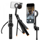Selfie Stick Bluetooth Spigen S582W, Universal, Negru AMP11372