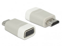 Adaptor Delock HDMI - VGA White foto