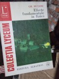 Efecte fundamentale in fizica - Gh. Hutanu