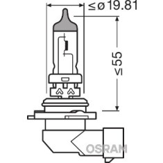 BEC 12V HB4 51 W ORIGINAL OSRAM