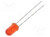 Dioda LED, 5mm, ro&amp;#351;ie, 400mcd, 20mA, 2,4V, EVERLIGHT - 1383SURT/S530-A3