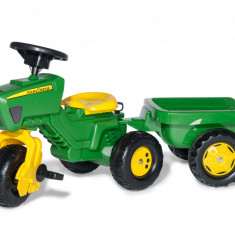 Tractor cu pedale si remorca Rolly Trac John Deere