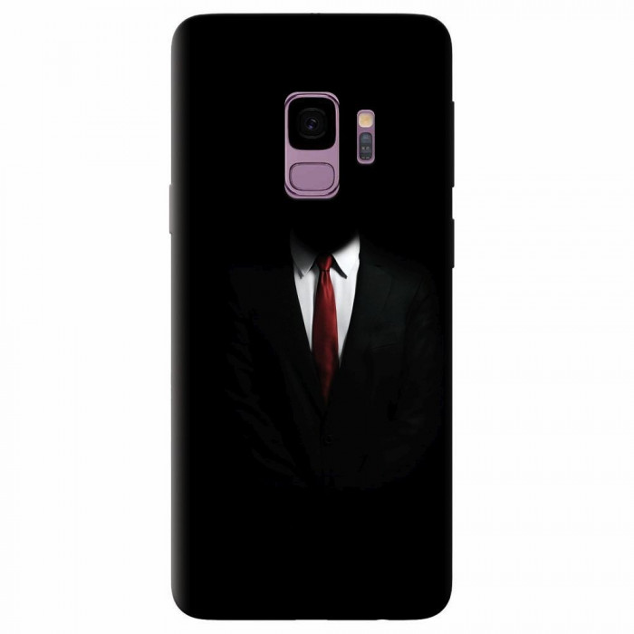 Husa silicon pentru Samsung S9, Mystery Man In Suit