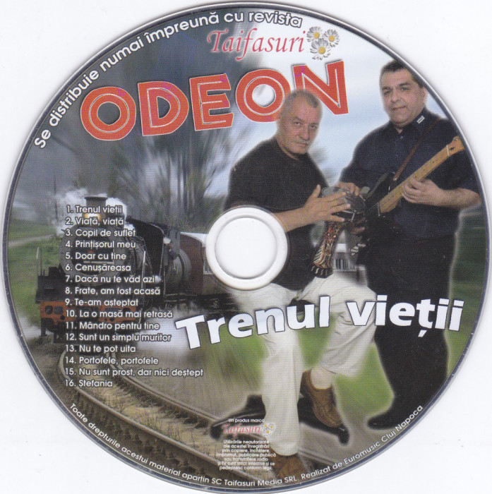 CD Petrecere: Odeon - Trenul vietii ( 2008, original, stare foarte buna )