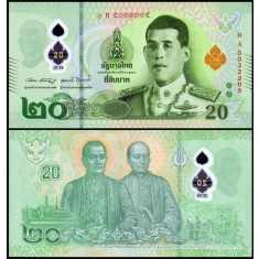 Thailanda 2022 - 20 baht, necirculata - polimer