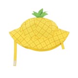 Palarie Soare Bebelusi Zoocchini UPF50+ Ananas, Marime M (6-12 Luni), Protectie UV, Uscare Rapida, Curea Fixare