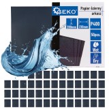 Set hartie abraziva pe baza de apa, 230 x 280 mm, P400, 50 bucati, Geko G78489