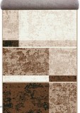 Traversa Covor, Cappuccino 16016, Crem / Maro, Latime 100 cm, Diverse Lungimi, 1700 gr/mp