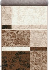 Traversa Covor, Cappuccino 16016, Crem / Maro, Latime 100 cm, Diverse Lungimi, 1700 gr/mp