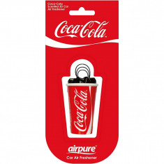 Odorizant Auto Airpure forma pahar plastic 3D Coca -Cola Original foto