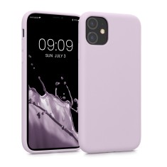 Husa Kwmobile pentru Apple iPhone 11, Silicon, Mov, 50791.236 foto