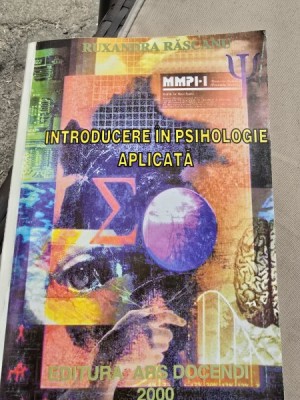 Introducere in psihologie aplicata - Ruxandra Rascanu foto