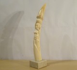 Statueta tribala africana &lsquo;Idol al fertilitatii&rsquo;, sculptata manual| UNICAT