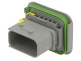 Conector TE Connectivity automotive MCP 1.5K 12 pini 60V IP67 gri 2-1564520-1